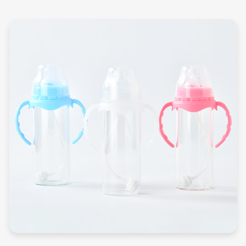 8oz-sublimation-baby-feeding-glass-sippy-cup-with-handle-display