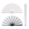 white-and-black-13in-sublimation-blank-fabric-folding-hand-fan