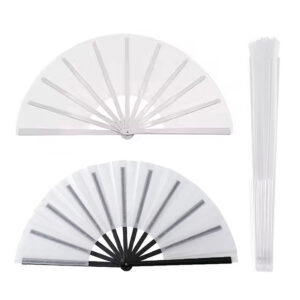 white-and-black-13in-sublimation-blank-fabric-folding-hand-fan