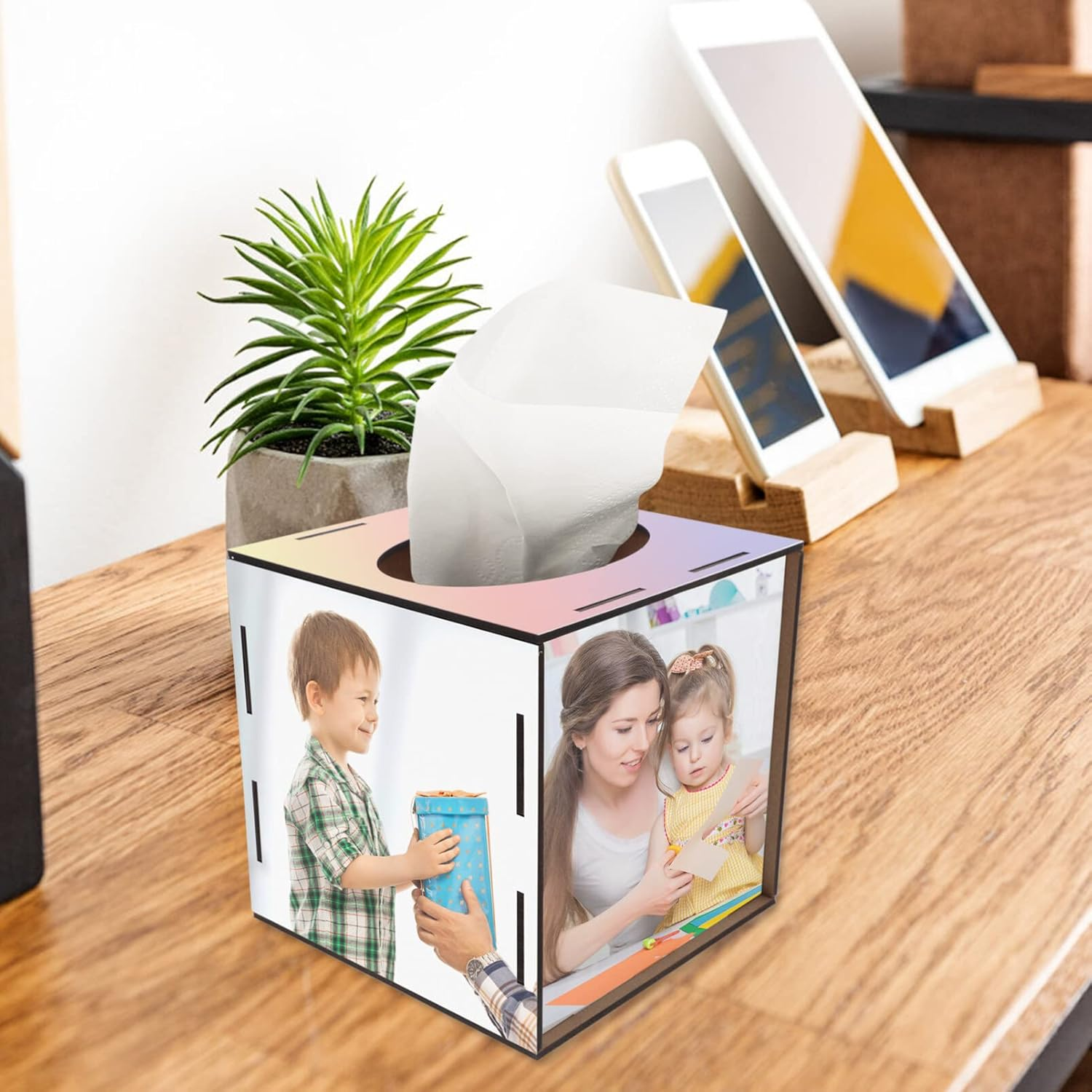 MDF Sublimation Blank Tissue Box Dispenser Tissue Storage Container