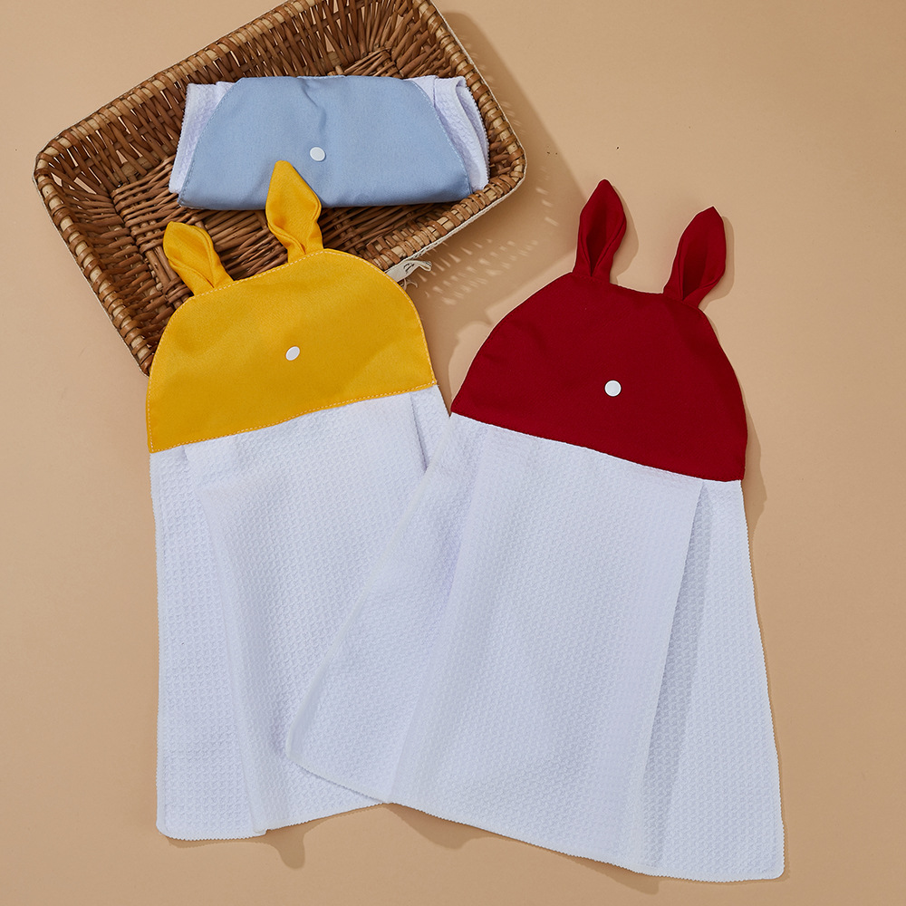 Sublimation Blank Bunny Ears Waffle Soft Hand Hanging Towels