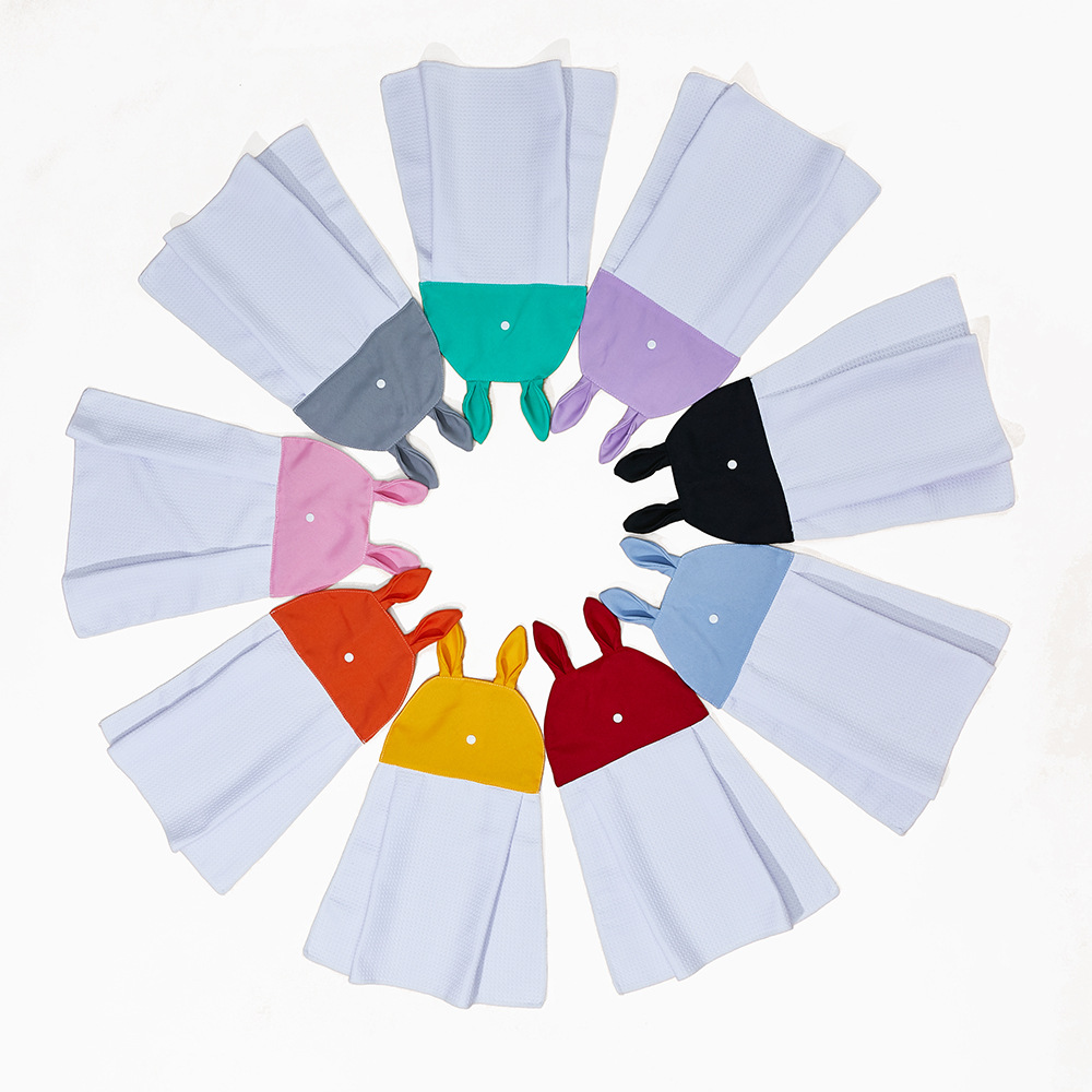 Sublimation Blank Bunny Ears Waffle Soft Hand Hanging Towels