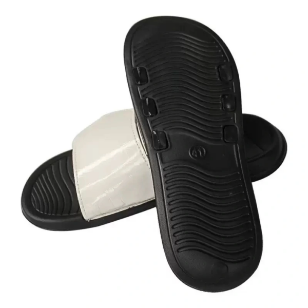 Sublimation Blanks PU Leather Slippers For Men & Women