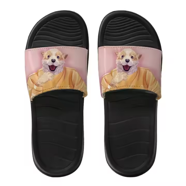 Sublimation Blanks PU Leather Slippers For Men & Women