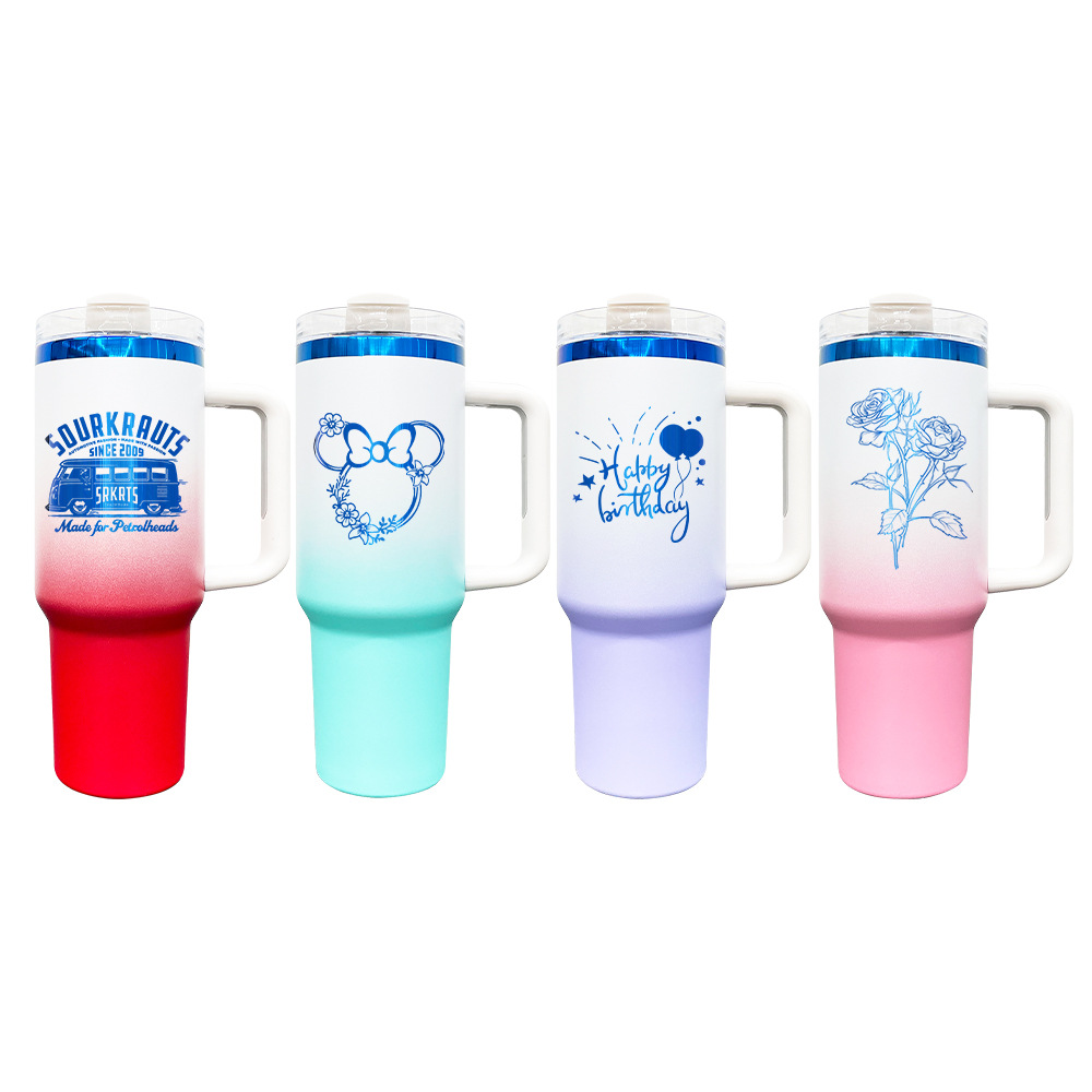 display-of-40oz-blue-plated-powder-coated-ombre-travel-mug-for-laser-engraving