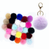 Pom Pom Decor KeyChains Fluffy Faux Fur Ball Bag Hanging Pendant