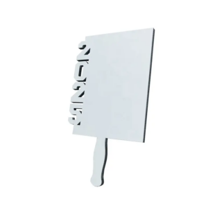 2025 Graduation Sublimation Blank Paddle Fan Photo Frame