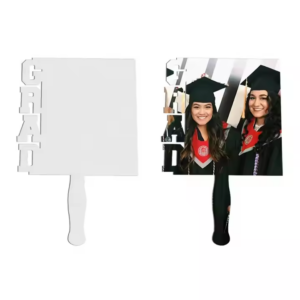 2025 Graduation Sublimation Blank Paddle Fan Photo Frame