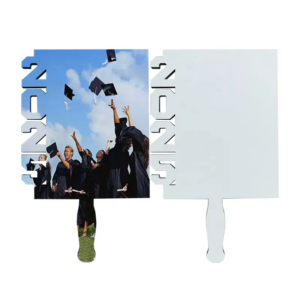 2025 Graduation Sublimation Blank Paddle Fan Photo Frame