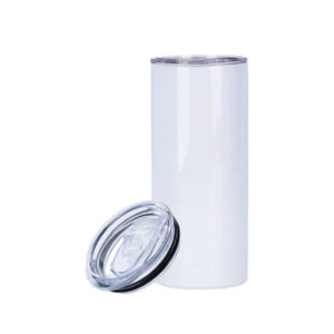 15oz Straight Stainless Steel White Wholesale Sublimation Blank Tumblers in Bulk