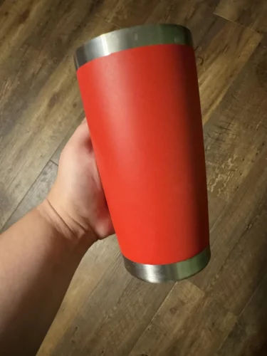 25pcs 20oz Powder Coated Stainless Steel Double Wall Tumbler photo review