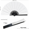 13“ Colored Sublimation Blank Fabric Folding Clacking Fans 13“ Colored Sublimation Blank Fabric Folding Clacking Fans