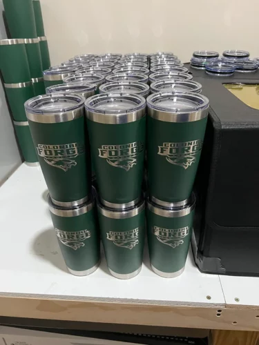 25pcs 20oz Powder Coated Stainless Steel Double Wall Tumbler photo review