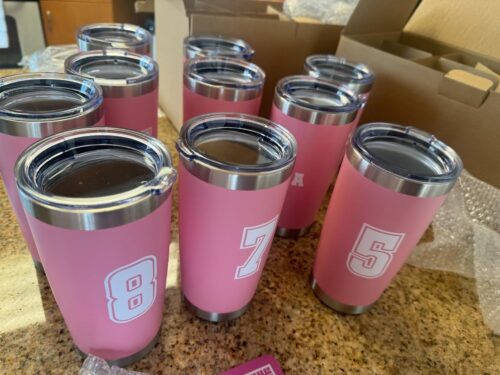 25pcs 20oz Powder Coated Stainless Steel Double Wall Tumbler photo review