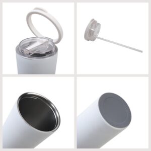 24/30oz Stainless Steel Coffee Mug Tumbler Sports Water Bottle With Handle Lid