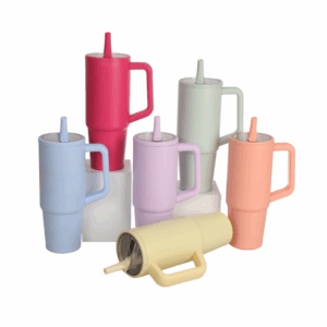 display-3-of-reusable-stainless-steel-water-bottle-travel-mug-with-flip-straw-lids