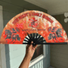 13“ Colored Sublimation Blank Fabric Folding Clacking Fans 13“ Colored Sublimation Blank Fabric Folding Clacking Fans