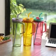 40oz Transparent Acrylic Colored Water Cups Tumbler with Filter photo review