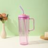20pcs 40oz Acrylic Plastic Cups Travel Mug with Colored Lids & Handle