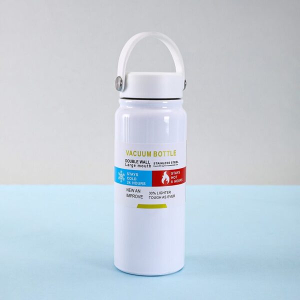 Thermos Insulated Stainless Steel Flask Water bottle with Portable Handle Lids 50pcs