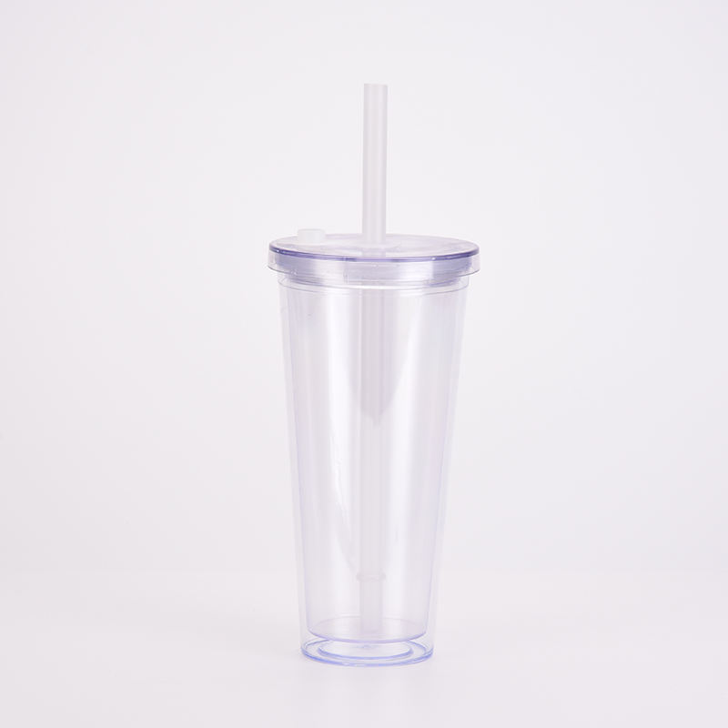 clear-12-16-24oz-acrylic-snow-globe-coffee-mug-with-colored-lid-&-straw