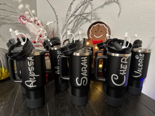 H2.0 40oz Powder Coated Travel Mug Car Cup Mixed Colors photo review