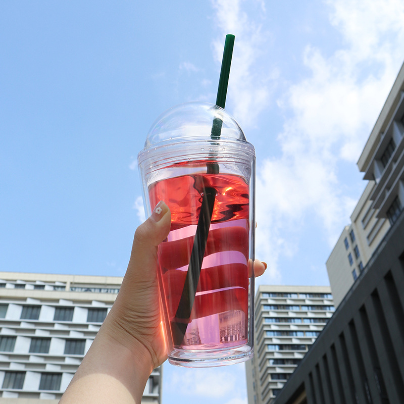 display-2-of-wholesale-16-24oz-plastic-snow-globe-tumblers-with-dome-lid