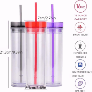 size-of-16oz-straight-snow-globe-plastic-cups-with-colored-straw-and-lids