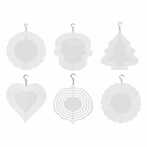 Double-Sided Sublimation Blanks Aluminum Wind Spinner