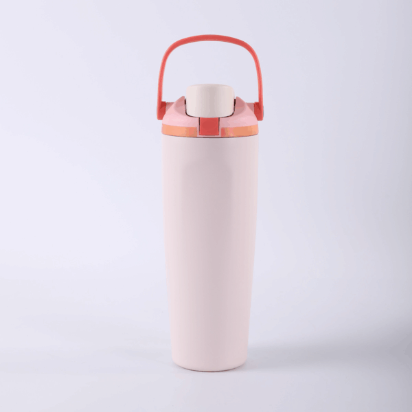 light-orange-30oz-owala-sip-dupe-powder-coated-water-bottle-with-handle-and-lock-lid