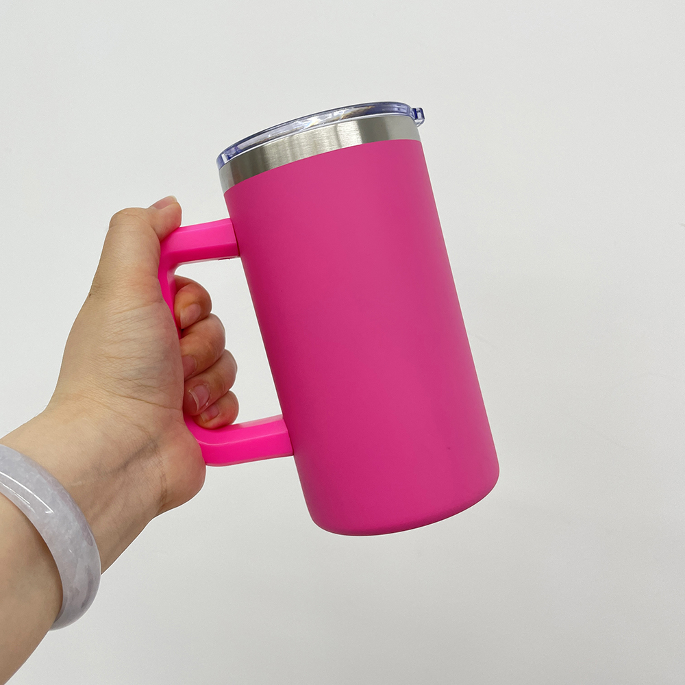 pink-candy-colored-sublimation-blank-20oz-coffee-mug-with-plastic-handle