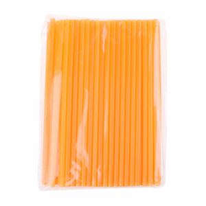 Flat Mouth Plastic Reusable Straw for 16oz Cups & Jars