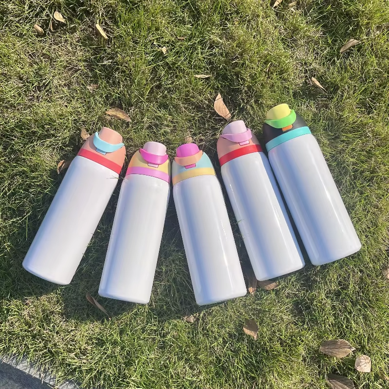 Sublimation Blank Stainless Steel Vacuum Flask Owala Freesip 24oz Water Bottle