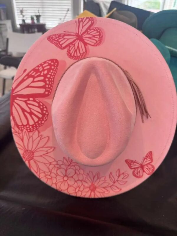 pink-brim-fedora-hat-felt-jazz-hats-classic-fedoras-sombrero-display