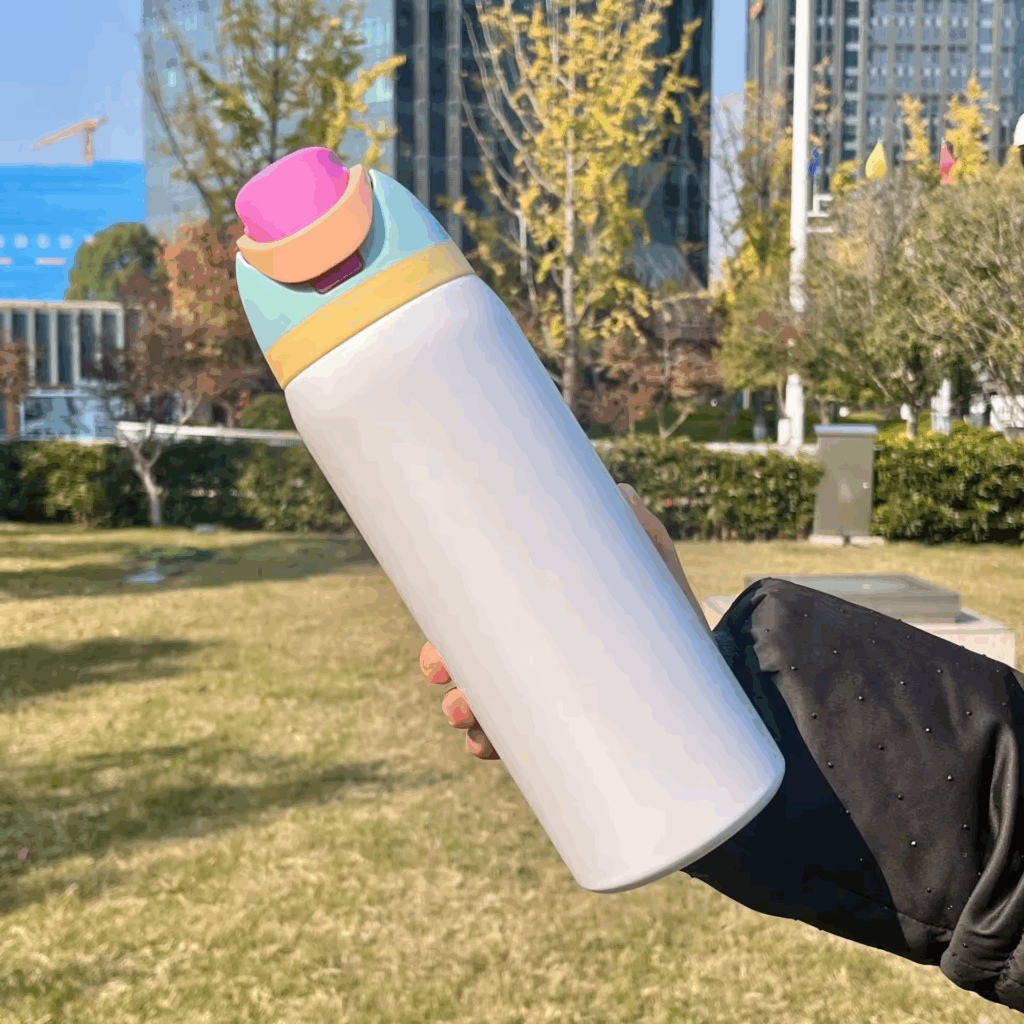 Sublimation Blank Stainless Steel Vacuum Flask Owala Freesip 24oz Water Bottle