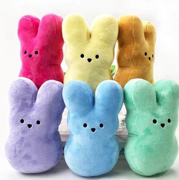 display-of-easter-peeps-plush-bunny-doll-soft-plush-stuffed-toy