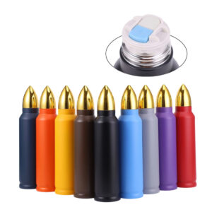 17oz 34oz Stainless Steel Powder Coated Tumblers Bullet Water Bottle