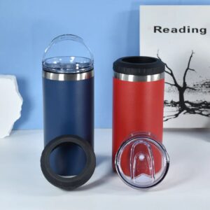 blue-and-red-bulk-16oz-powder-coated-can-cooler-with-two-lids-and-bottom-with-opener