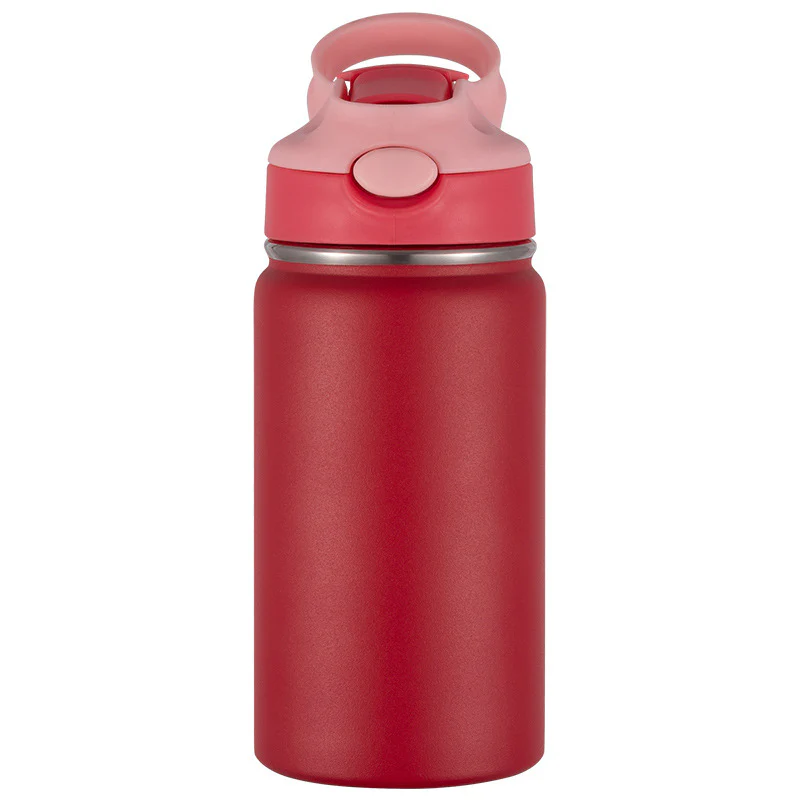 red-12oz-powder-coated-kids-tumblers-with-sippy-lids-double-vacumn-water-bottles