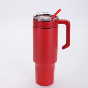 40oz Quencher Colored Stainless Steel Tumblers with Handle - Red red-40oz-quencher-colored-stainless-steel-tumblers-with-handle