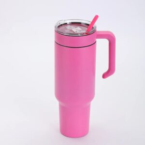 40oz Quencher Colored Stainless Steel Tumblers with Handle - Pink pink-40oz-quencher-colored-stainless-steel-tumblers-with-handle