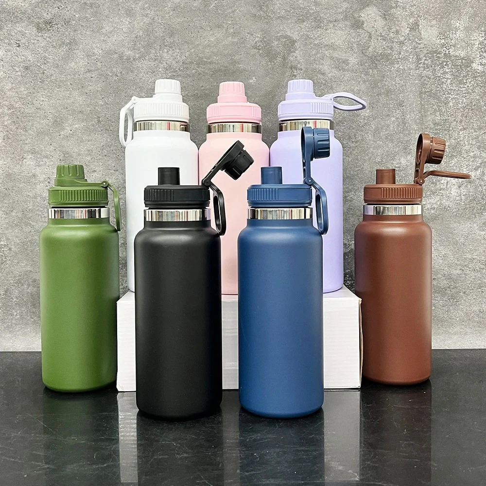 real-shots-of-32oz-powder-coated-water-bottle-with-portable-drinking-spout-lid