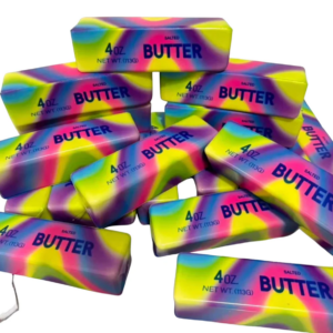 Slow Rising Butter Stick Silicone Squeeze Stress Relief Toy for Adults Children 100pcs