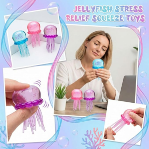 NeeDoh Jelly Squish Jellyfish Fidget Stress Relief Toys 80pcs NeeDoh Jelly Squish Jellyfish Fidget Stress Relief Toys 80pcs
