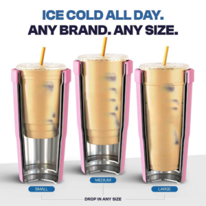 Frost Buddy 30 oz Stainless Steel Vacuum Insulated Cup Holder Frost Buddy 30 oz Stainless Steel Vacuum Insulated Cup Holder
