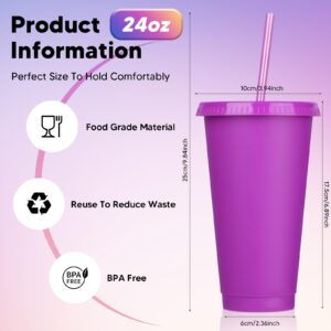 24 oz Plastic Tumbler with Straw Lid Colored Coffee Mugs - Details details-of-24oz-plastic-tumbler-with-straw-lid-colored-coffee-mugs
