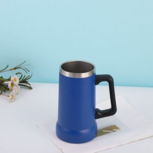 Stainless Steel 24 oz Insulated Beer Stein Mug With Big Grip