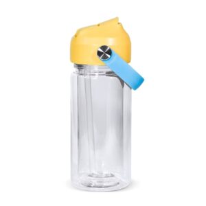 10oz Acrylic Plastic Snow Globe Cups with Colored Portable Lid