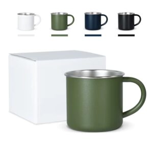 400ml-single-wall-stainless-steel-powder-coated-coffee-mug