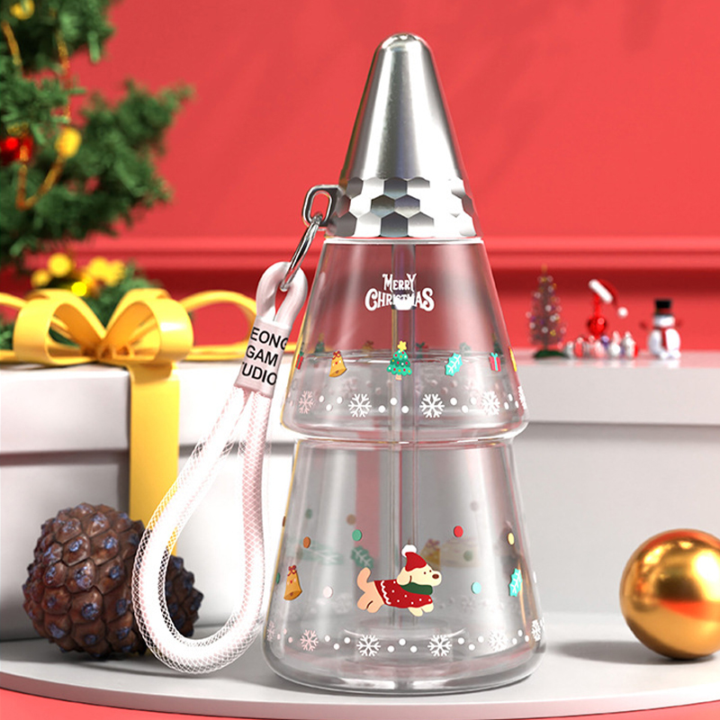 clear-17oz-christmas-tree-plastic-water-cup-with-straw